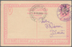 Albanien - Ganzsachen: 1913, 20 Pa Red On Buff Postal Stationery Card With INVERTED Black Ovp SHQIPE - Albanie