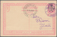 Albanien - Ganzsachen: 1913, 20 Pa Red On Buff Postal Stationery Card With INVERTED Black Ovp SHQIPE - Albania