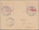 Albanien - Ganzsachen: KORCE, 1914, Stationery Envelope Bearing BOTH Imprints 10 Pa Red On Violet An - Albanien