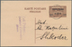 Albanien - Ganzsachen: 1925, 5 Q On 10 Q Brown Postal Stationery Double Postcard Used In Scutari (Sh - Albanien