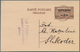 Albanien - Ganzsachen: 1925, 5 Q On 10 Q Brown Postal Stationery Double Postcard Used In Scutari (Sh - Albania