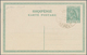 Albanien - Stempel: 1918, 5 Quint Blank Stationery Card With Somewhat Weak Golden Cancellation SHKOD - Albania