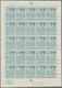 Belgien: 1911, Caritas Issue (type Montald) 5c. Greenish-blue With Opt. ‚CHARLEROI 1911‘ Complete Sh - Other & Unclassified