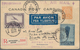 Belgien: 1934, Double Card 1 C. KGV, Uprated Reply Part Sent Registered And Airmail From ANTWERPEN B - Other & Unclassified