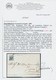 Bosnien Und Herzegowina: 1854, Entire Letter To Triest Bearing Austria 9kr. Blue Hand-made Paper, Wr - Bosnië En Herzegovina