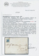 Bosnien Und Herzegowina: 1854, Entire Letter To Triest Bearing Austria 9kr. Blue Hand-made Paper, Wr - Bosnia And Herzegovina