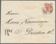 Bosnien Und Herzegowina: 1894, Stationery Envelope 5kr. Red Uprated By Pairs 2kr. Yellow And 3kr. Gr - Bosnia And Herzegovina