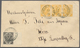 Bosnien Und Herzegowina: 1900, 3h. Yellow, Special Edition In Perf. 6½ Right Marginal Strip Of Three - Bosnia And Herzegovina