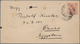 Bosnien Und Herzegowina - Ganzsachen: 1882 Postal Stationery Envelope 5k. Red Used From Sarajevo To - Bosnia And Herzegovina