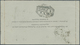 Bosnien Und Herzegowina - Ganzsachen: 1899, Letter Card 5kr. Rose Uprated By Pair 5kr. Red, Register - Bosnia And Herzegovina