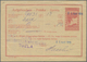 Bosnien Und Herzegowina - Ganzsachen: 1900/1907, 10 H Rose Receipt (Aufgabeschein) Cancelled With Bl - Bosnië En Herzegovina