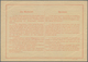 Bosnien Und Herzegowina - Ganzsachen: 1900/1907, 10 H Rose Receipt (Aufgabeschein) Cancelled With Bl - Bosnia And Herzegovina