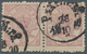 Dänemark: 1870 3s. Lilac Horizontal Pair, 4th Printing, PERF 12½, Used And Cancelled By "PKXP N:r2/1 - Unused Stamps