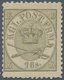 Dänemark: 1870 16s. Olive From 4th Printing, Perf 12½, MINT NEVER HINGED, Fresh And Fine. L. Nielsen - Ongebruikt
