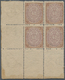 Dänemark: 1870 48s. Lilac & Brown, PERF 12½, Bottom Left Corner Block Of Four, Mint With Original Gu - Unused Stamps