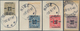 Dänemark: 1918, Revaluation Overprints On Accounting Stamps, Wm Crown, Complete Set Of Four Values, - Ungebraucht