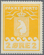 Dänemark - Grönland: 1915, 2 Ore Yellow, Imperforated At Left, Mint Hinged. Michel 300 € For Perfora - Covers & Documents