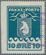 Dänemark - Grönland: 1915, 10 Ore, 3rd Printing, Imperforated At Left. Violet Cancelled "GRØNLANDS S - Brieven En Documenten