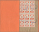 Dänemark - Grönland: 1950 Saving Stamps Booklet In Red-orange Containing 30 Large-numeral Postal Sav - Brieven En Documenten