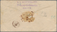 Dänemark - Ganzsachen: 1894 Destination JAPAN: Postal Stationery Envelope 4 øre Blue Used Registered - Postwaardestukken