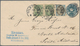Dänemark - Ganzsachen: 1897 Destination AUSTRALIA: Postal Stationery Envelope 4 øre Blue Used From S - Postwaardestukken