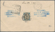 Dänemark - Ganzsachen: 1897 Destination AUSTRALIA: Postal Stationery Envelope 4 øre Blue Used From S - Postal Stationery