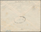 Dänemark - Ganzsachen: 1903 Destination COLOMBIA: Postal Stationery Envelope 5 øre Green Used Regist - Postwaardestukken