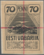 Estland: 1920. Seagulls 70p. Enlarged Black-and-white Print Of The Prototype (ca. 41x52 Mm). (G1) - Estonia