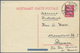 Estland - Ganzsachen: 1934/1935, 15 S On 12 S Carmine Overprint Single Psc And The Same As Double Ps - Estland