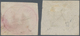 Finnland: 1856, 5kop. Blue And 10kop. Carmine, Both Close To Wide Margins, Cearly Obliterated By Pen - Gebruikt