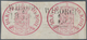 Finnland: 1856, Emblem 10 Cop. Carmine In Wide-margined Horizontal Pair, Each Clearly Cancelled "WIB - Used Stamps