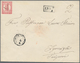 Finnland - Ganzsachen: 1860, 10 Kop. Carmine Postal Stationery Cover With Pen-stroke Cancel And Besi - Postwaardestukken
