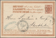 Finnland - Ganzsachen: 1878, 16 P Brown Postal Stationery Card With Railway Post Cancel From Taveste - Postwaardestukken