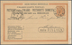 Finnland - Ganzsachen: 1883, 10 P Brown Postal Stationery Card With Circle Cancel STOCKHOLM And Besi - Postal Stationery