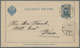 Finnland - Ganzsachen: 1886-1917 Three Postal Stationery Cards And One Picture Postcard, With 1) P/s - Postwaardestukken