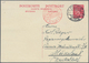 Finnland - Ganzsachen: 1932, 1 1/2 M Red Single And Double Postal Stationery Postcards Used From KUO - Postwaardestukken