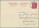 Finnland - Ganzsachen: 1932, 1 1/2 M Red Single And Double Postal Stationery Postcards Used From KUO - Ganzsachen