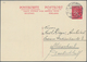 Finnland - Ganzsachen: 1932, 1 1/2 M Red Single And Double Postal Stationery Postcards Used From KUO - Postal Stationery