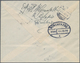 Finnland - Ganzsachen: 1935, 2 M + 50 P Lilac Postal Stationery Cover With Blue Lining Inside And Li - Postal Stationery