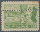 Fiume: 1919. 50 C Green, Perforated 10 1/2, With Additional Horizontal Perforation, Mint, Slight Ton - Fiume