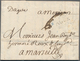 Frankreich - Vorphilatelie: 1733, "AGDE" On-liner And Handwritten "Dagde" And Tax "6" On Complete Fo - 1792-1815: Départements Conquis