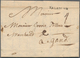 Frankreich - Vorphilatelie: 1736, "VALEN NE" (= Valencienes) One-liner And Handwritten Tax "4" On Co - 1792-1815: Veroverde Departementen