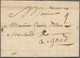 Frankreich - Vorphilatelie: 1736, "VALEN NE" (= Valencienes) One-liner And Handwritten Tax "4" On Co - 1792-1815: Conquered Departments