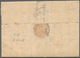 Frankreich - Vorphilatelie: 1736, "VALEN NE" (= Valencienes) One-liner And Handwritten Tax "4" On Co - 1792-1815: Départements Conquis