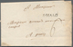 Frankreich - Vorphilatelie: 1753, "S. MALO" One-liner (Lenain No. 10) On Complete Folded Letter To P - 1792-1815: Veroverde Departementen