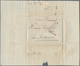 Frankreich - Vorphilatelie: 1772, "P With Crown" Handstamp On Complete Little Folded Letter From Par - 1792-1815: Conquered Departments