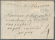 Frankreich - Vorphilatelie: 1780, "MONISTROL" One-liner On Complete Folded Letter With Handwritten T - 1792-1815: Départements Conquis