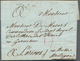 Frankreich - Vorphilatelie: 1792, "40/Quermont" (Montoire) Department Two-liner On Complete Folded L - 1792-1815: Départements Conquis