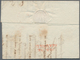 Frankreich - Vorphilatelie: 1809, "Deb De/Beauvais" Red Two-liner On Complete Folded Letter To Paris - 1792-1815: Veroverde Departementen