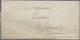 Frankreich - Vorphilatelie: 1821/22 5 Folded Letters From A Correspondence Of Neuf Château (Vosges), - 1792-1815: Conquered Departments